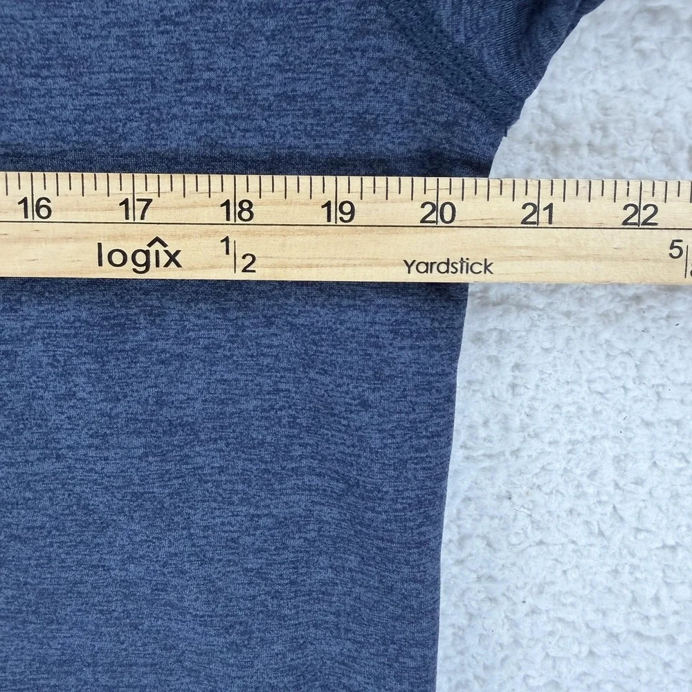 The North Face Jacket Mens Medium Blue Thermal 1/4 Zip Fleece‎ Pullover NF0A7V63